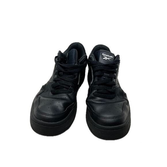 Reebok Black Leather High Top Sneakers Mens 8.5 - Picture 1 of 7